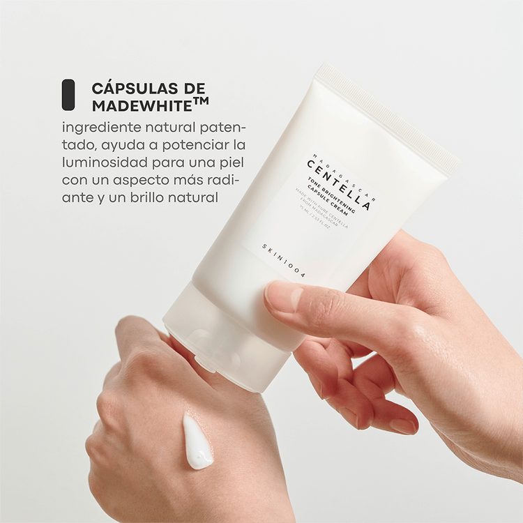 Madagascar Centella - Crema facial hidratante, acabado radiante y uniforme