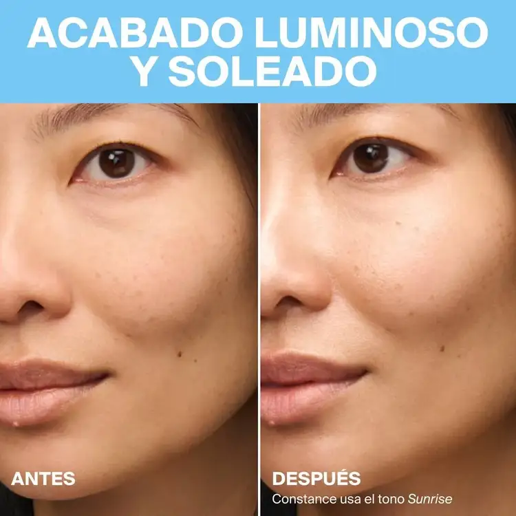 Glowscreen - Protector solar SPF 40, con color luminoso y acabado radiante