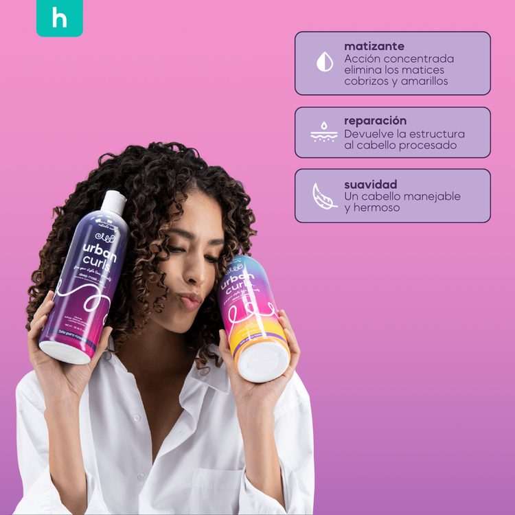 Deep Mask Uv - Mascarilla profunda con UV, para rizos