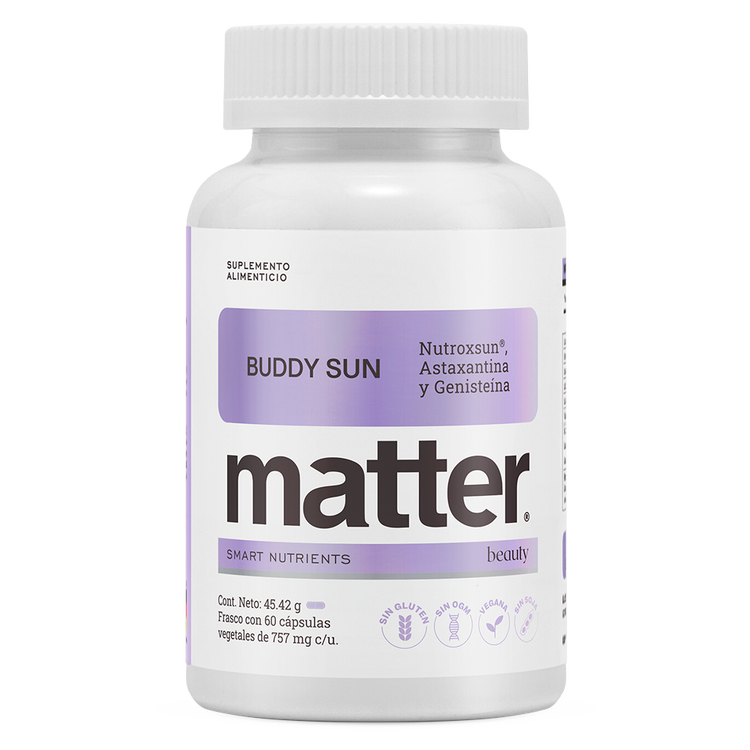 Buddy Sun - Suplemento alimenticio, combate rayos UV