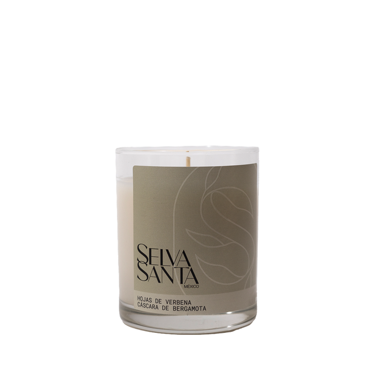 Verbena y Bergamota - Vela perfumada, dura hasta 50 horas