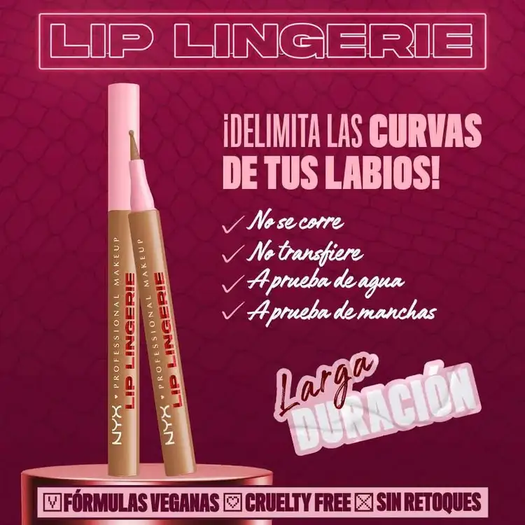 Lip Lingerie Liner - Delineador para labios, con color durante todo el día