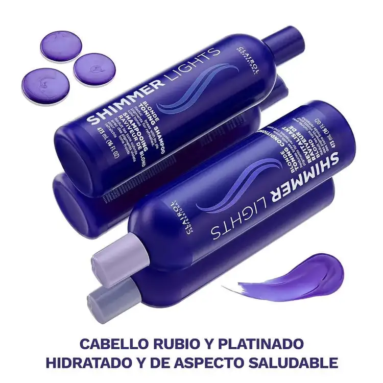 Shimmer Ligths - Acondicionador morado, para tonos rubios