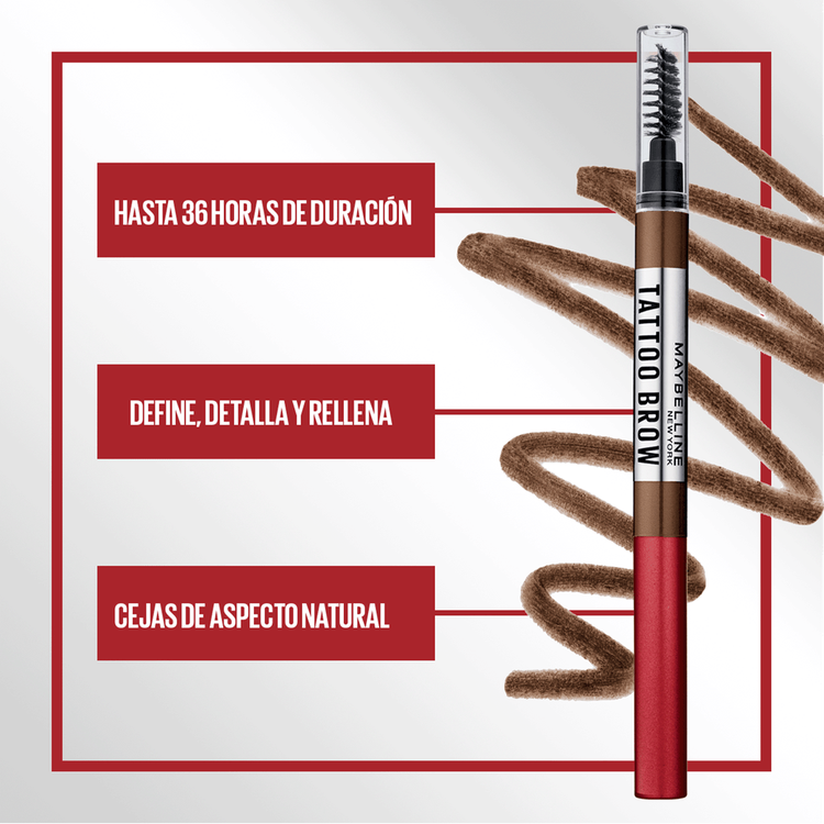 Tattoo Brow - Lapiz de cejas, de larga duración