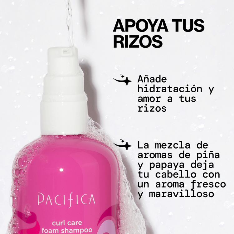 Pineapple Papaya Curl Care Foam - Shampoo, limpieza profunda