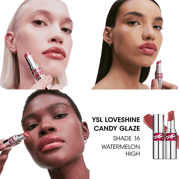 Ysl Loveshine Candy Glaze Brillo labial en barra aporta volumen natural en los labios