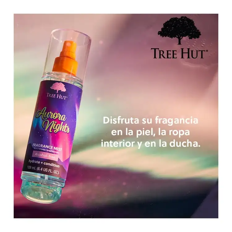 Tree Hut Fragrance Mist Aurora Nights Perfume fragancia corporal