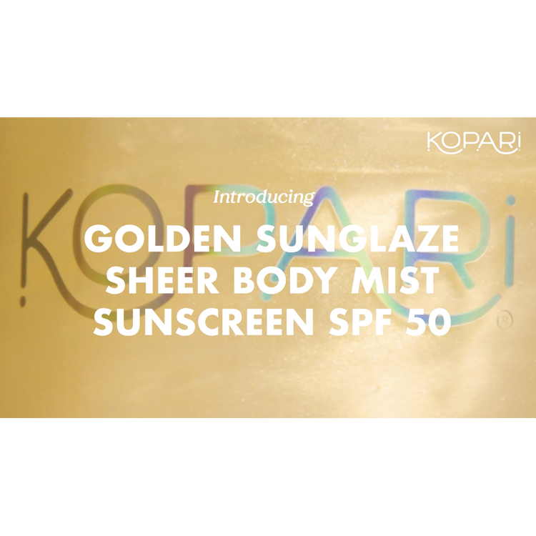 Golden Sunglaze - Protector solar, mist de secado rápido y sin aerosol