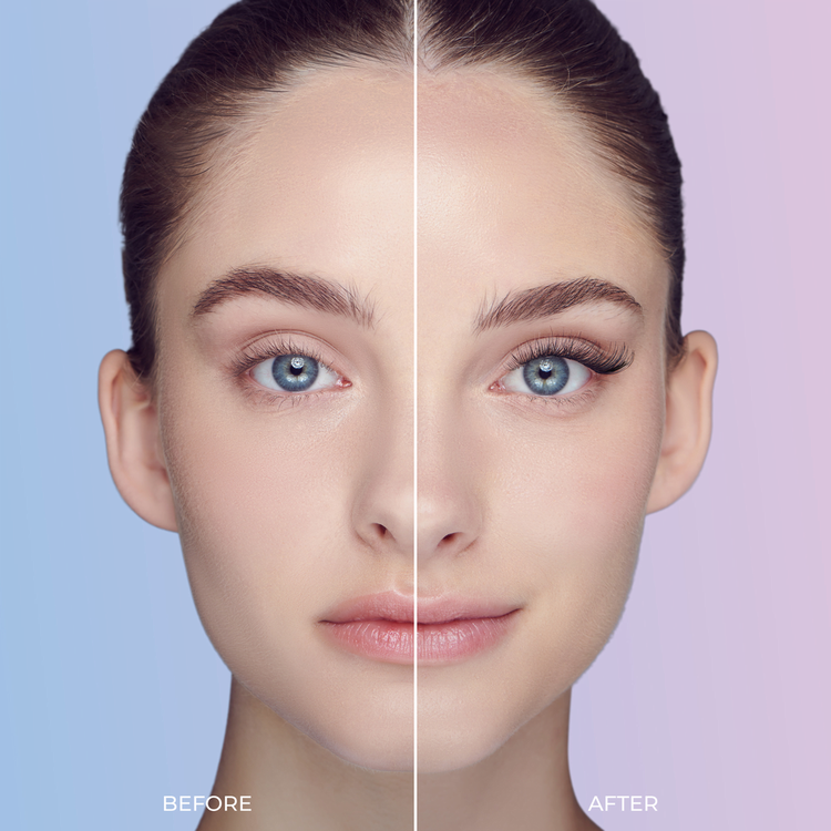 Falscara Extensiones de pestañas individuales duración de hasta 10 días con el uso de Overnighter