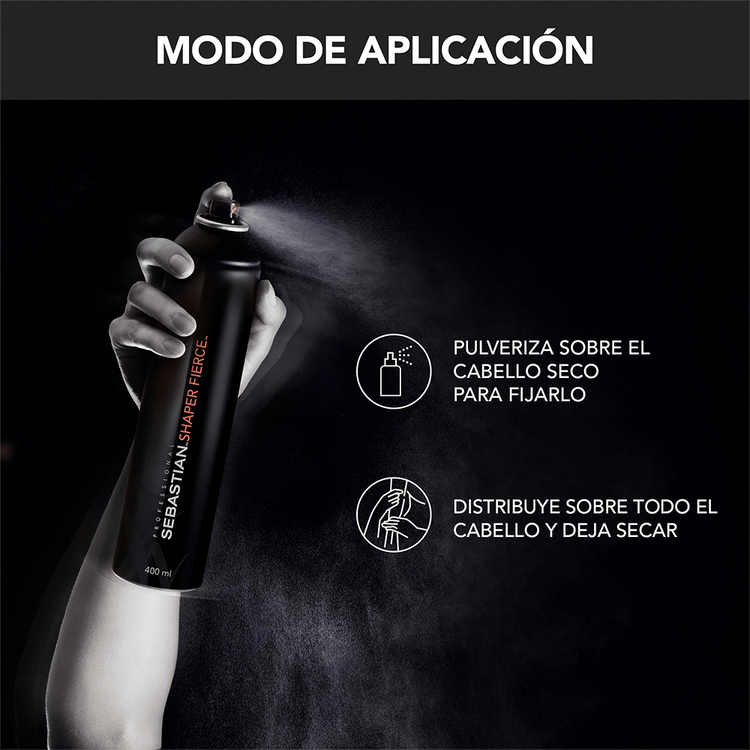 Shaper Fierce - Spray fijador, fijación ultra firme