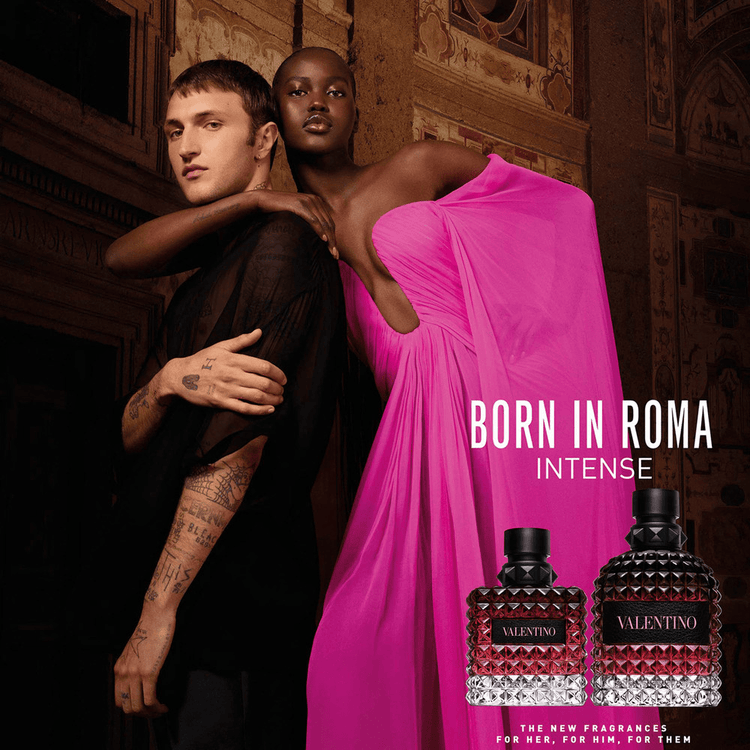 Born In Roma Uomo - Eau de Parfum Intense, fragancia ambarina