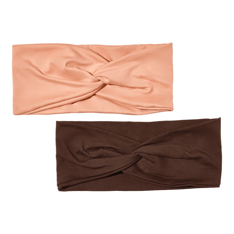 RECYCLED FABRIC Diademas turbantes elásticas de tela reciclada sujetador de cabello