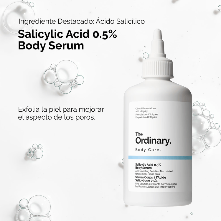 Salicylic Acid 0.5% Body - Suero corporal, reduce imperfecciones y suaviza