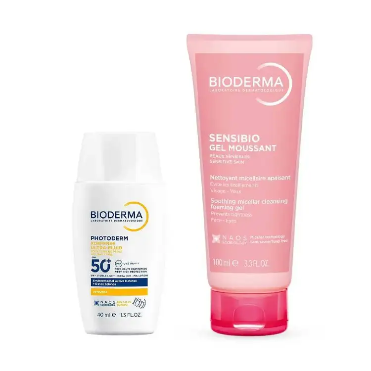 Photoderm Xdefense - Protector Solar Facial Photoderm Neutro + Sensibio Gel moussant, para todo tipo de piel