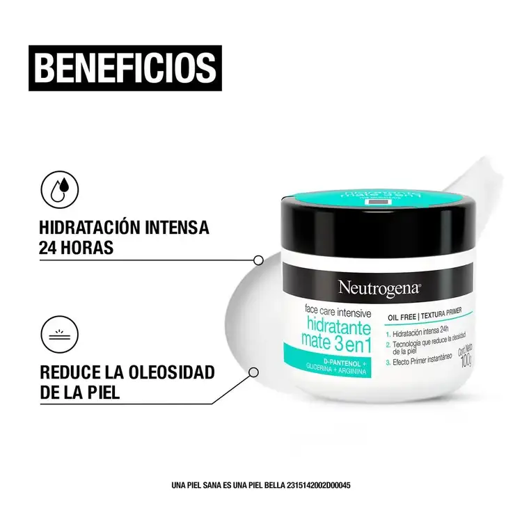 Face Care Intensive Crema matificante hidratación inteligente