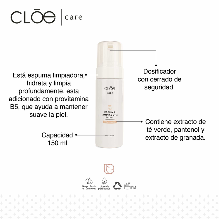 Limpza Espuma limpiadora para todo tipo de piel