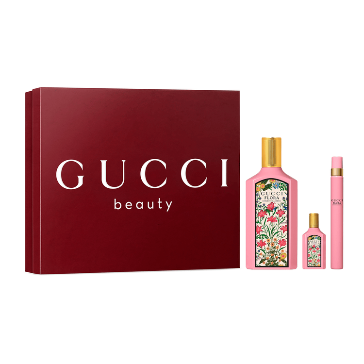 Flora Gorgeous Gardenia - Set de regalo, Eau de Parfum 100 ml + Spray 10 ml + Mini 5 ml