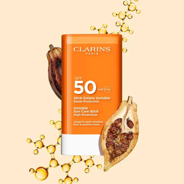 Invisible Sun Care Stick - Protector solar en barra, de alta protección 50 SPF con textura ligera