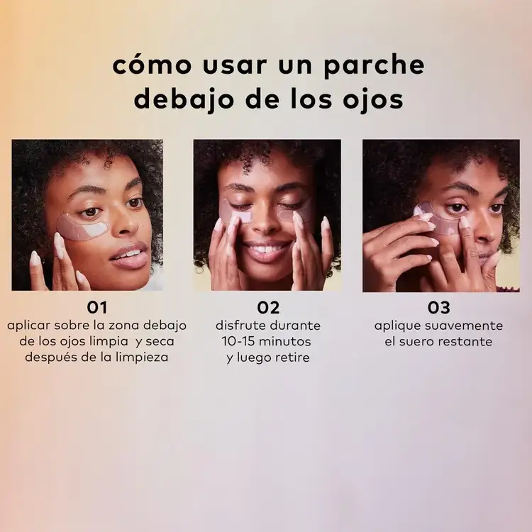 De-Puff Hydrogel - Parches de ojos, refrescantes para el contorno de ojos
