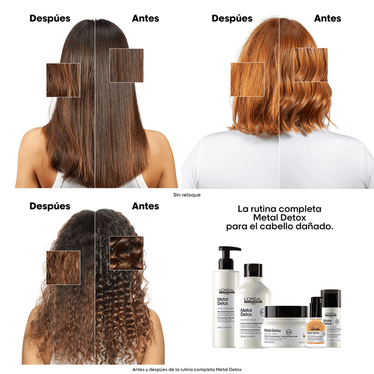 Metal Detox - Mascarilla, menor riesgo de quiebre