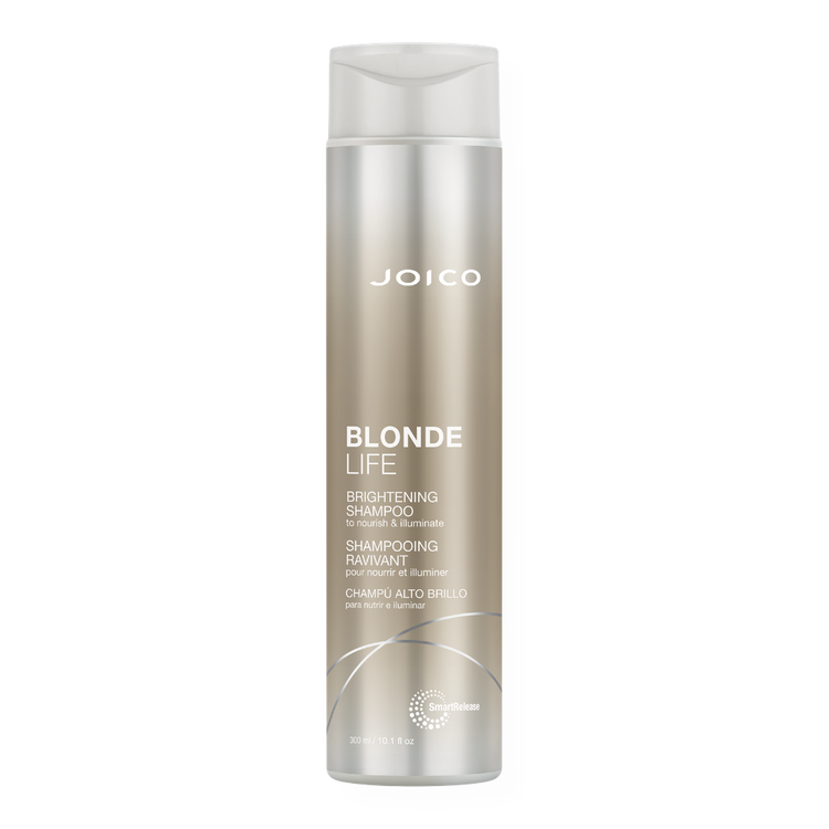 Blonde Life Brightening Shampoo limpia suavemente