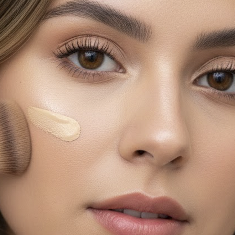 Maquillaje Líquido Alta Cobertura - Base de maquillaje, acabado semi-mate aprueba de agua