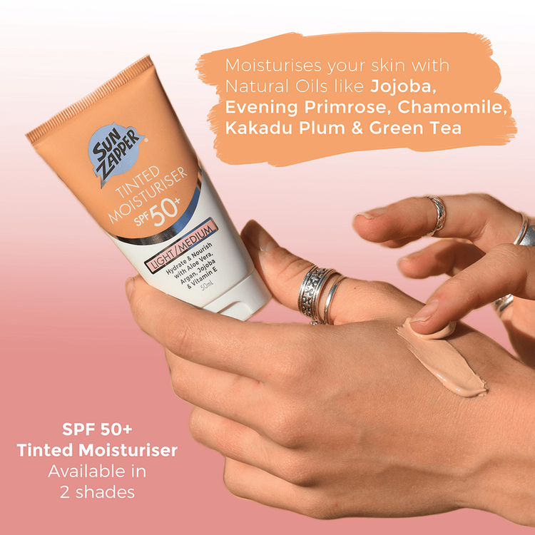 Tinted Moisturizer - Protector solar, con SPF 50+