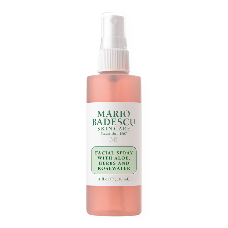 Aloe, Herbs and Rosewater - Spray facial, calma la piel