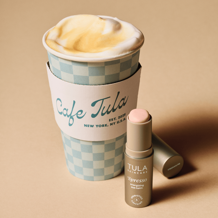 Gold Glow + Get It Cooling & Brightening - Bálsamo para ojos, con aloe vera y ácido hialurónico