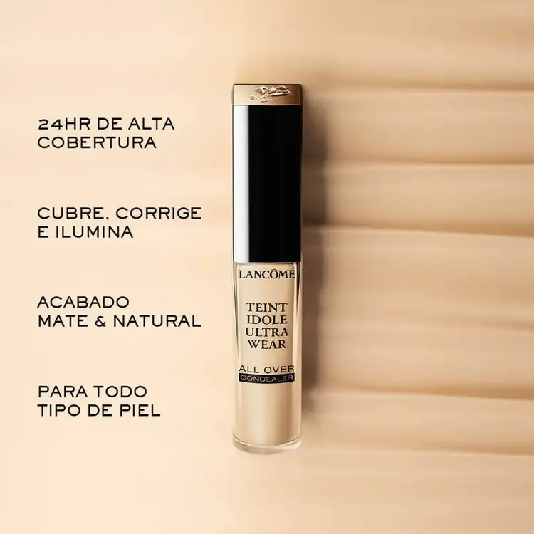 Teint Idôle Ultra Wear All Over Concealer Corrector multiusos efecto de segunda piel