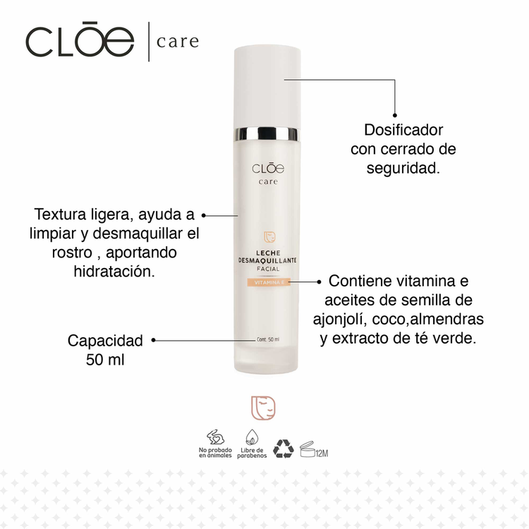 Desmaquillante Leche desmaquillante para todo tipo de piel