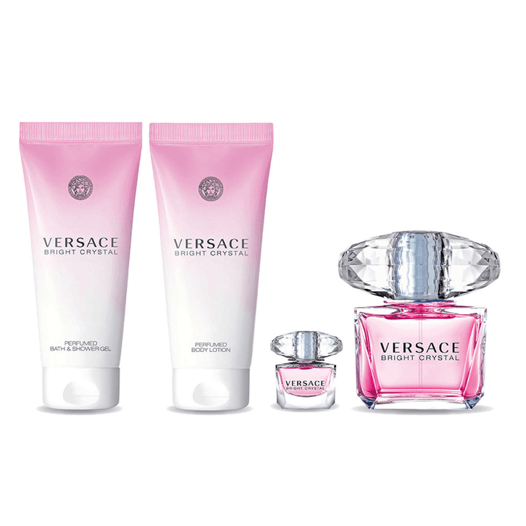 Bright Crystal - Set de regalo, Eau de Toilette 90 ml + Body Lotion 100 ml + Shower Gel + mini