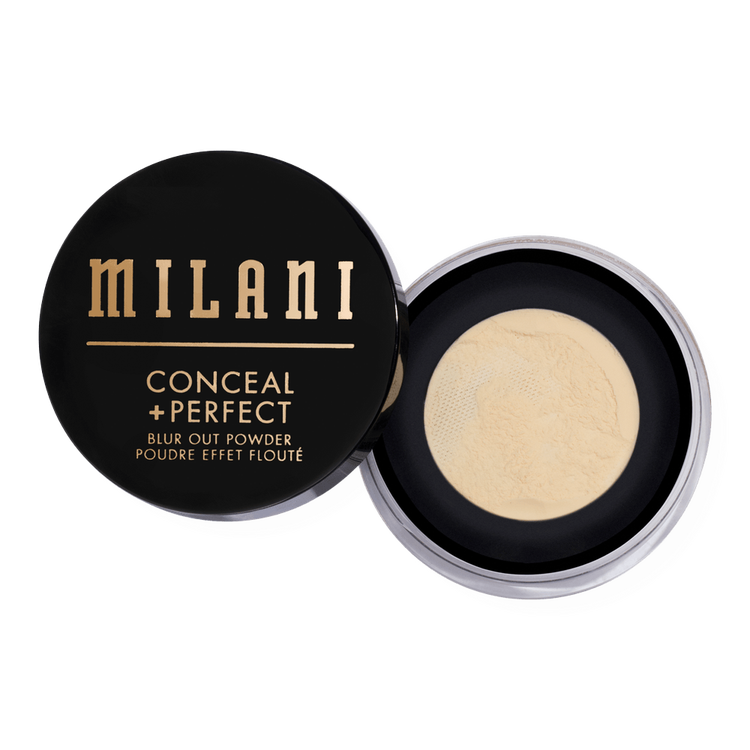 Conceal + Perfect Blur Out Polvo fijador polvos sueltos para un efecto filtro.