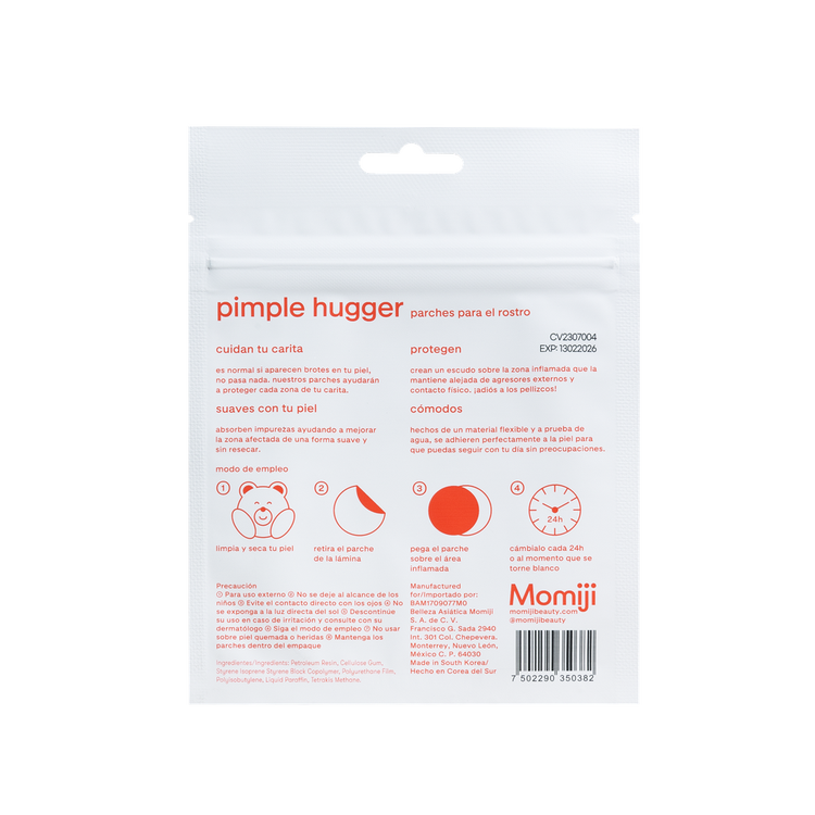 Pimple Hugger Parches arcilla rosa detoxificante