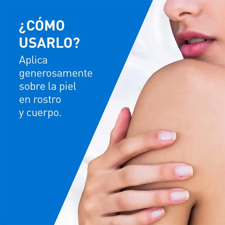 Loción hidratante, de uso facial y corporal