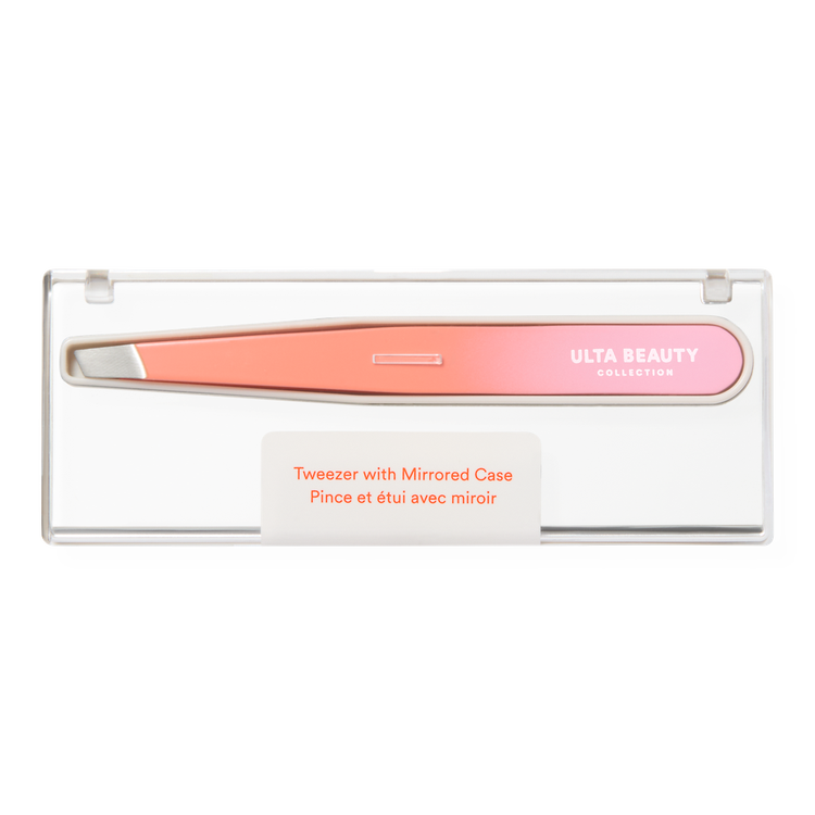 Tweezer & Mirrored Case - Pinzas en estuche con espejo, precisión definida