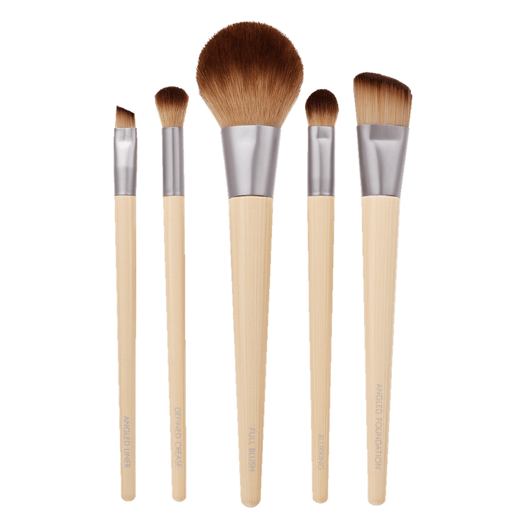 Start The Day Beautiful - Kit de brochas de maquillaje, con estuche de almacenamiento
