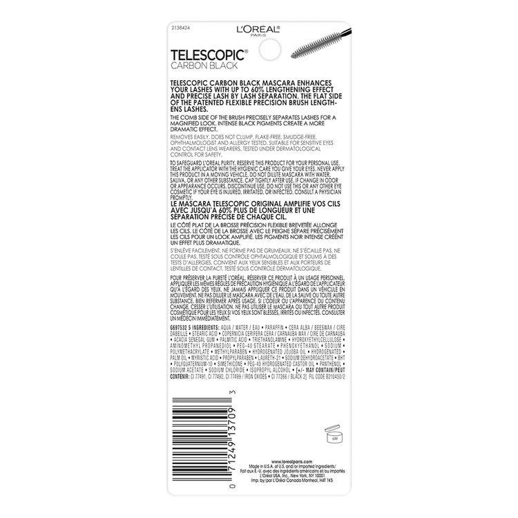 False Lash Telescopic Mascara de pestañas pestañas más largas