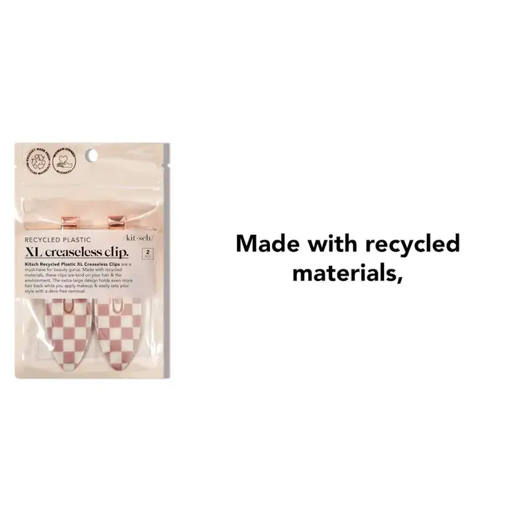 Eco-Friendly XL Creaseless Hair Pinzas para el cabello ideal para peinados