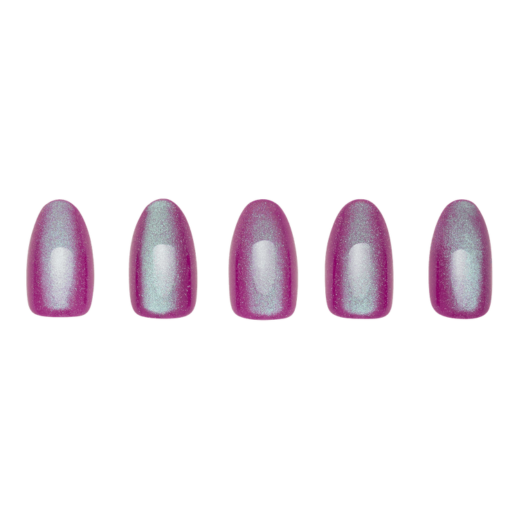 Berry Fizz Press-On Nails Uñas postizas efecto tridimensional fascinante.