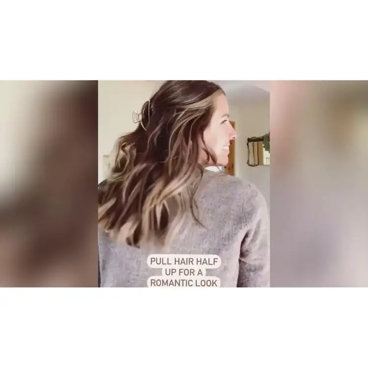 Gold Open Shape Claw Clip Pinza metálica agarre firme