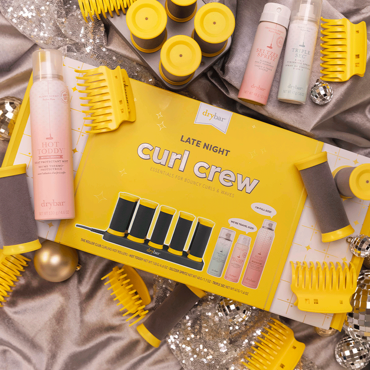 Late Night Curl Crew - Kit de Escenciales para rizos y ondas