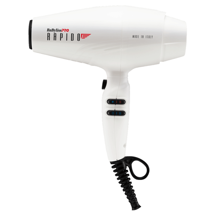 BaByliss PRO Nano Titanium - Secadora Italiana color blanco