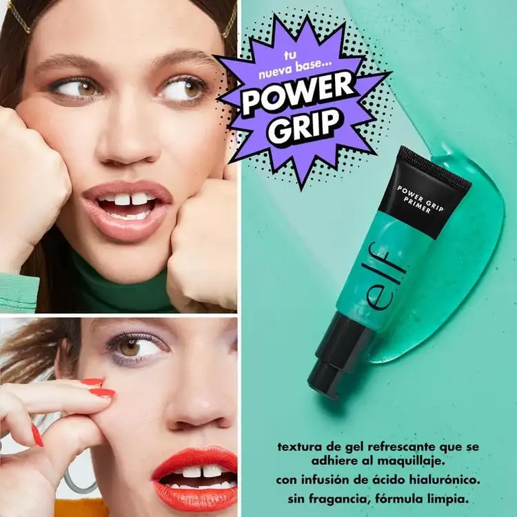 e.l.f. Power Grip Primer Prebase facial de maquillaje hidratante a base de gel