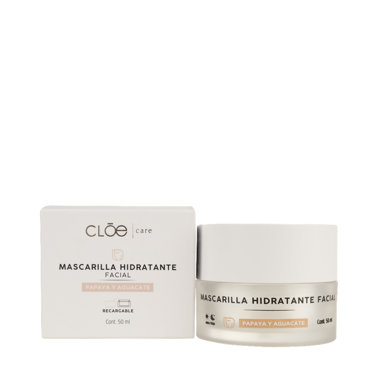 Mascarilla hidratante, para todo tipo de piel