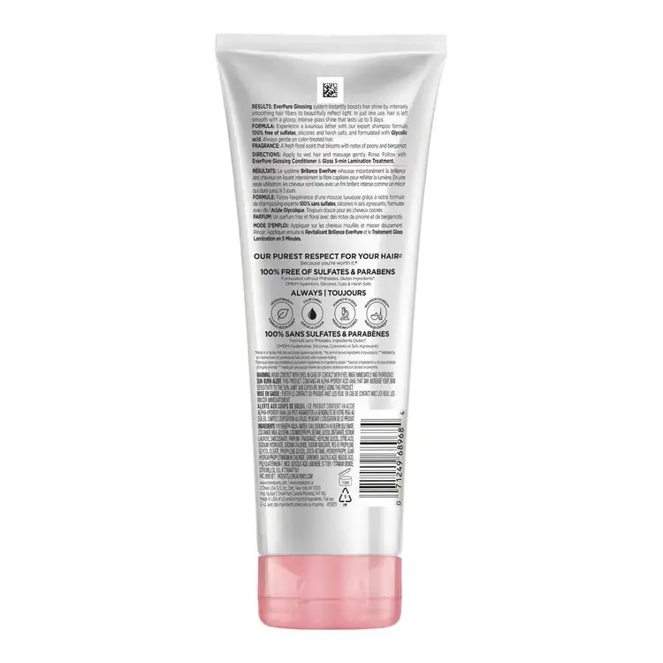 Ever Pure Glossing - Shampoo, brillo intenso