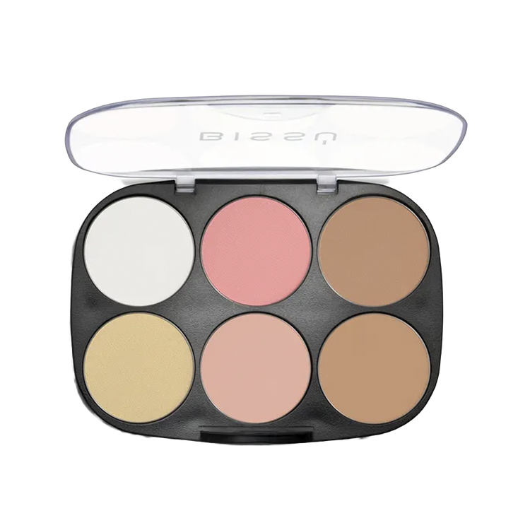 Paleta para Rostro - Adapte a tu tono de piel, look impecable todo el dia