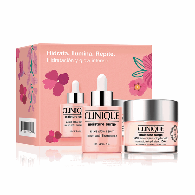 Moisture Surge - Set de regalo, Active Glow Serum + Hidratante Moisture Surge