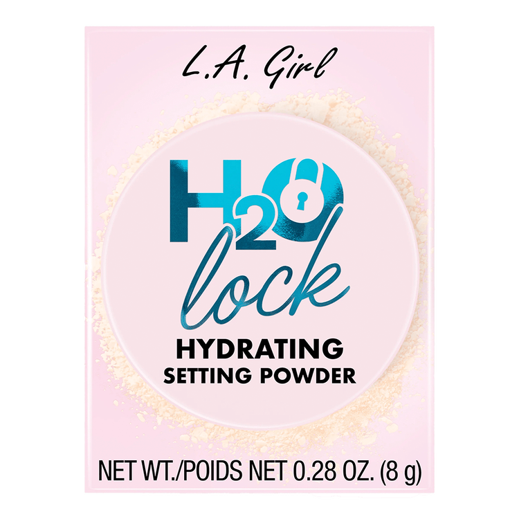 H2O Lock - Hydrating Setting Powder, polvo mate aterciopelado de larga duración, 8 gr