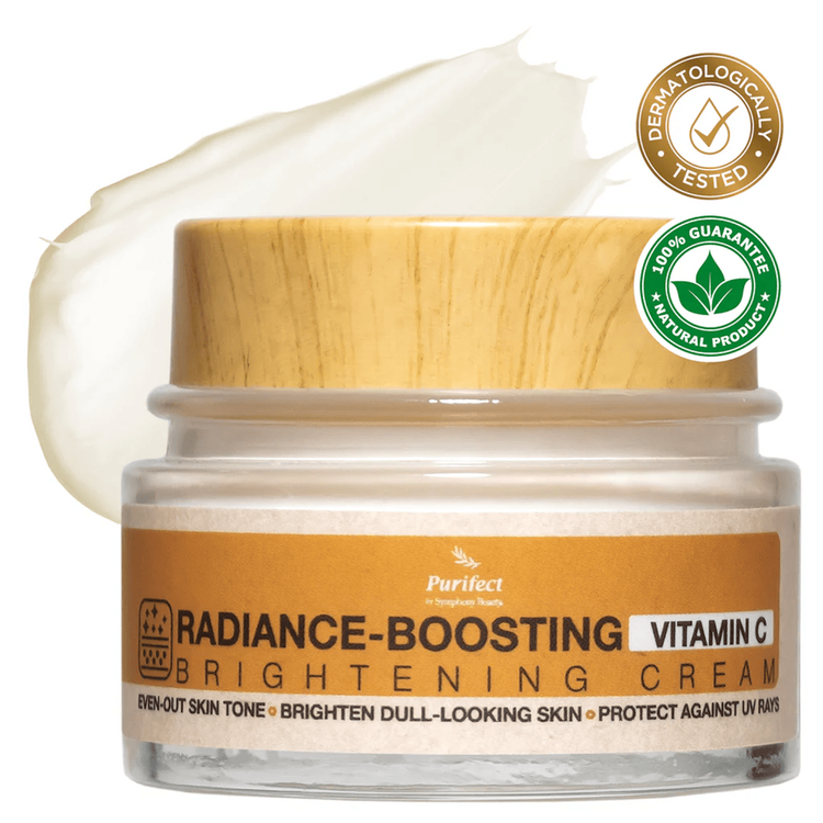 Facial Cream Radiance-Boosting Vit C Brightening Cream Crema facial unifica tono y reduce manchas
